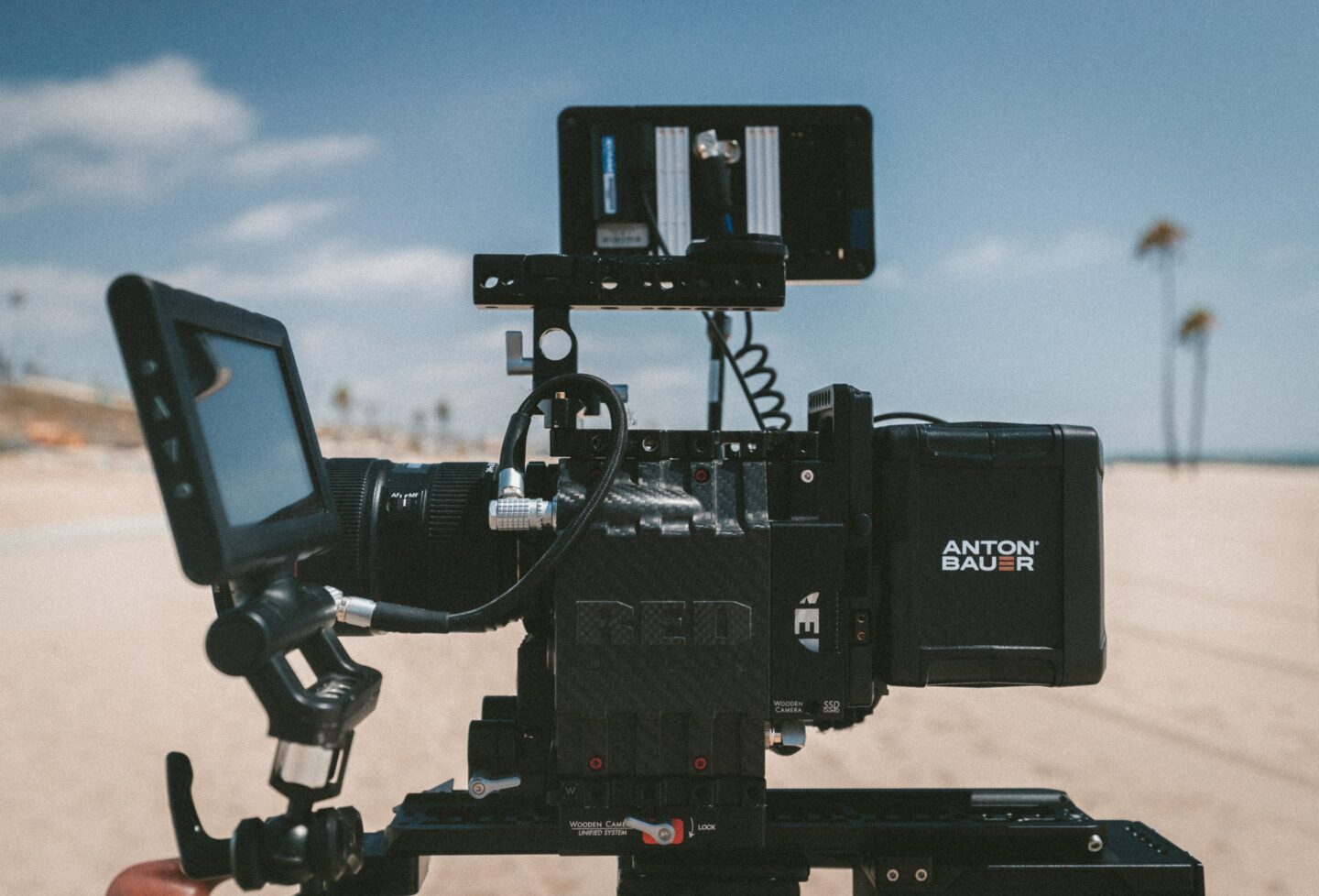 Video Production Company UAE camera in desert | Woosii